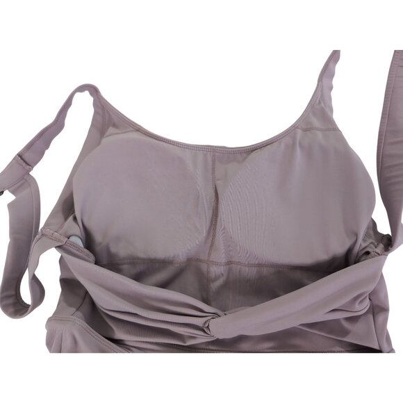 Performance Activewear Dress Peekaboo‎ Shorts Womens S Purple Backless Twisted - Picture 6 of 9